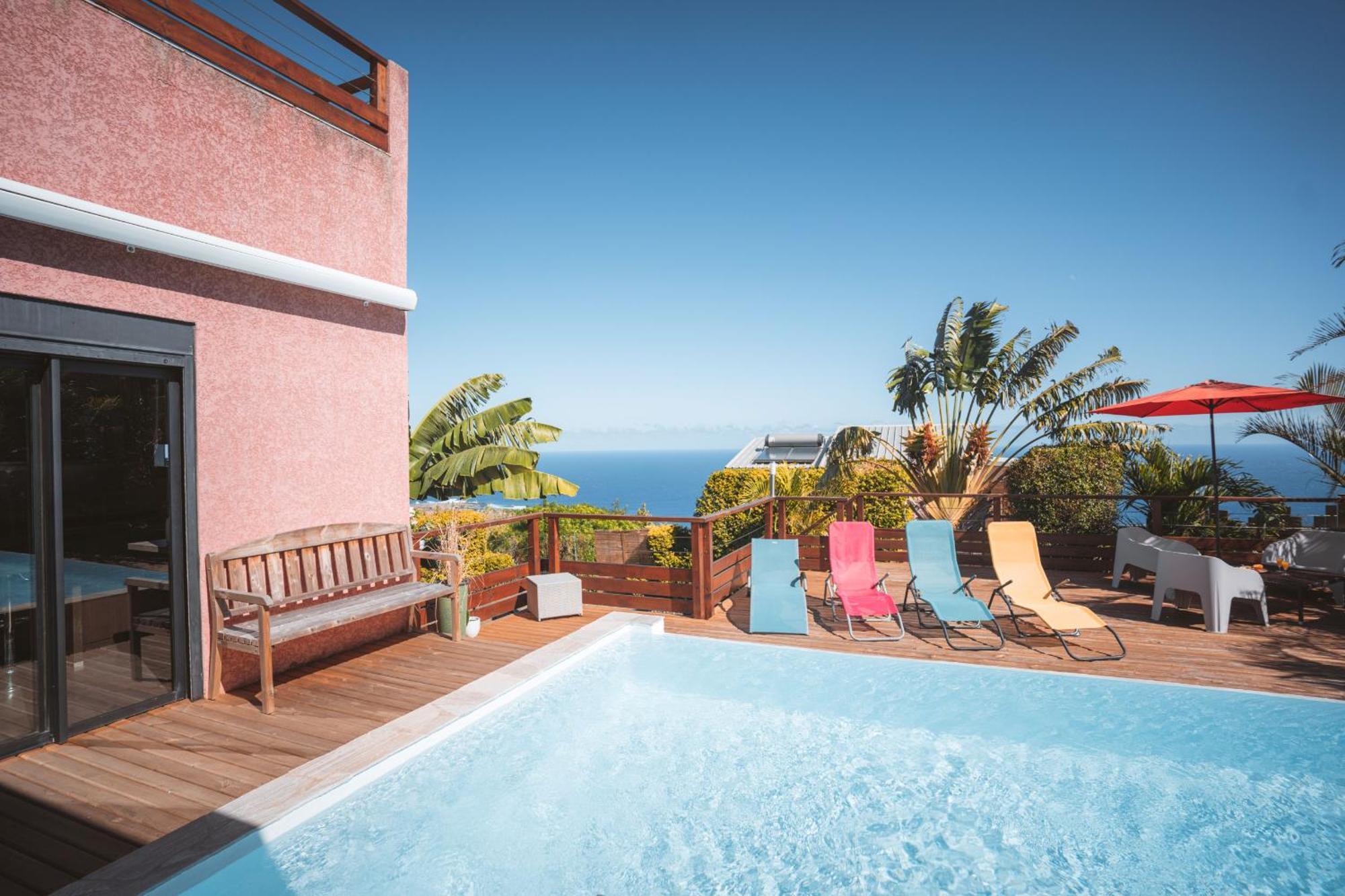 Villa Sunset St Leu, Avec Sa Vue Plongeante Sur La Mer Saint-Leu Zewnętrze zdjęcie